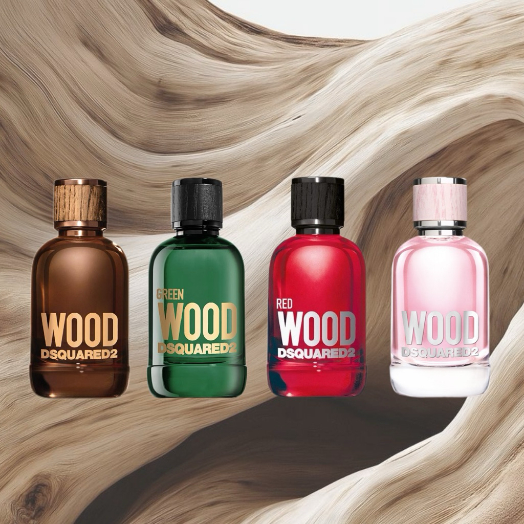 🤍Nước hoa nam nữ Dsquared2 Wood EDT 100ml – Pour Homme, Pour Femme, Red Wood, Green Wood