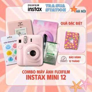  Combo Instax Mini 12 - BỘ MÁY và phụ kiện chụp ảnh lấy liền Fujifilm Instax - Bảo Hành Chính hãng 1 năm 