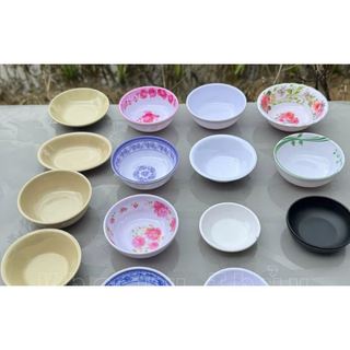 COMBO 5/10 Chén Chấm Chén Muối Tiêu Miệng Loe, Chén Chấm TRòn Bông