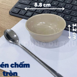 COMBO 5/10 Chén Chấm Chén Muối Tiêu Miệng Loe, Chén Chấm TRòn Bông