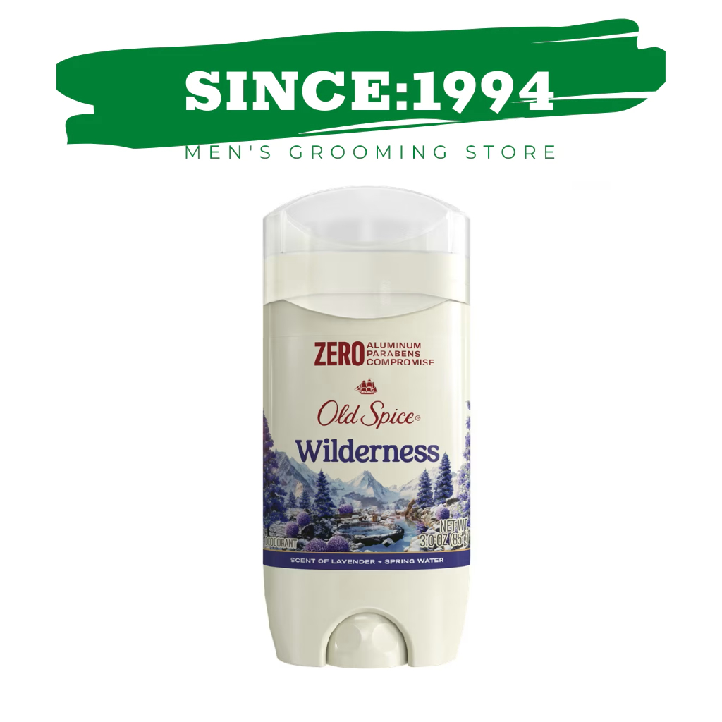 Sáp, Lăn khử mùi Old Spice Wilderness 85g sáp xanh hàng nhập khẩu Mỹ