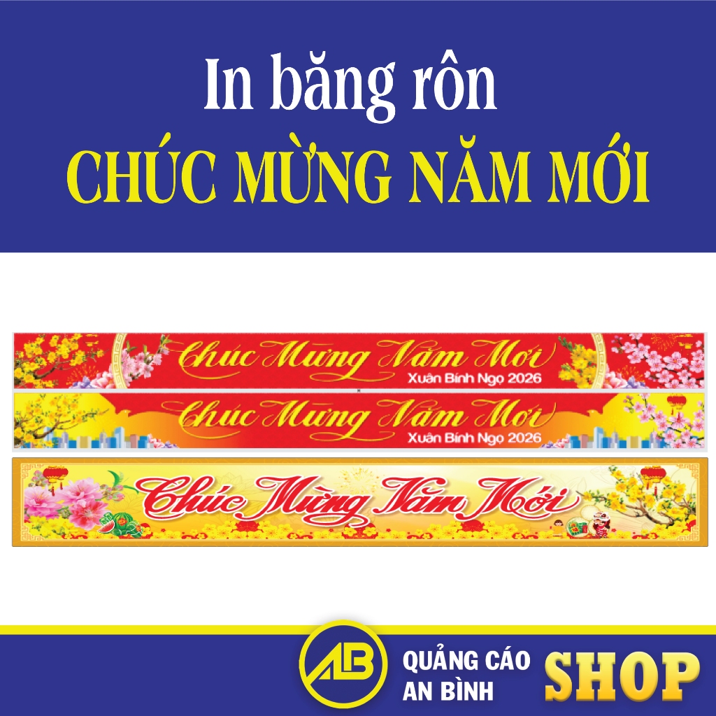 Băng Rôn Chúc Mừng Năm Mới – In Bạt Hiflex Theo Yêu Cầu | Xưởng In Trực Tiếp
