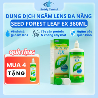  Nước ngâm lens Seed Forest Leaf EX 360ml - Nhật Bản - Buddy Central 