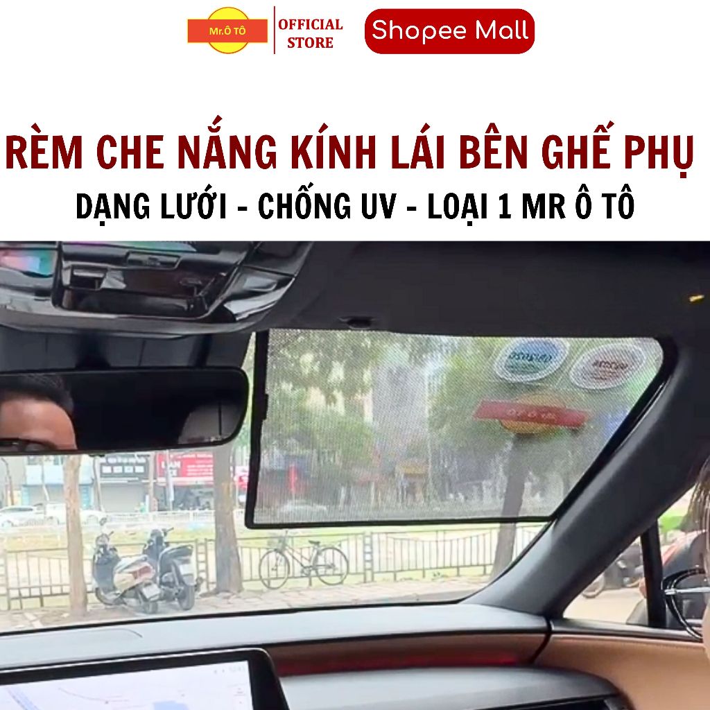 [HOẢ TỐC HCM] Rèm che nắng kính lái ô tô bên ghế phụ, loại 1 Mr.OTO - dạng lưới thoáng, chống tia UV | BigBuy360 - bigbuy360.vn