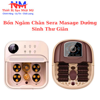Bồn Ngâm Chân Massage Chân Tự Động Sera Và Bồn KTD Masa Thư Giãn Đôi Bàn Chân Chậu Ngâm Chân