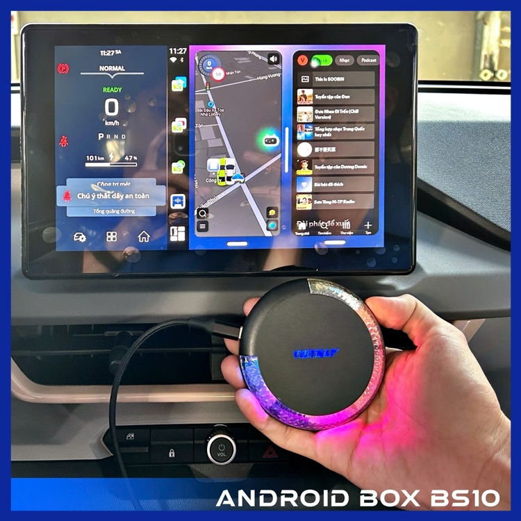 ANDROI BOX VIETMAP BS10 DÀNH CHO MÀN HÌNH ZIN - TẶNG KỀM SIM, VIETMAP S2, VIETMAP LIVE