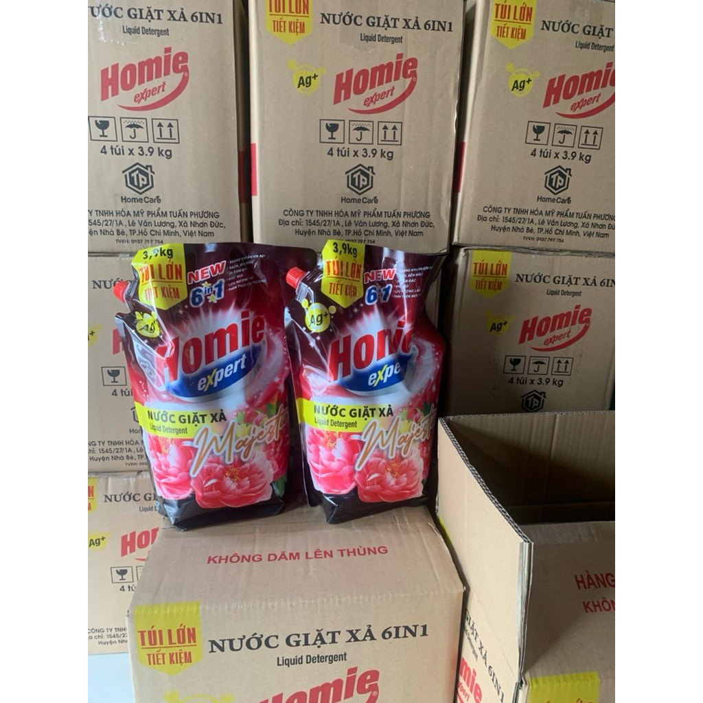 nước giặt xả Homie 6in 1
