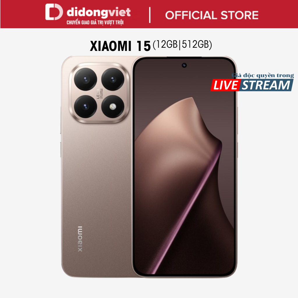 (KOL) Điện thoại Xiaomi 15T 12GB | 512GB. Màn hình 6,83" 120Hz, MediaTek Dimensity 8400-Ultra 8 nhân