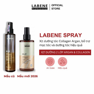  Xịt Dưỡng Tóc Argan Collagen Labene 2 lớp Chai 250ml Phục Hồi Hư Tổn Cấp Ẩm Bổ Trợ Mọc Tóc LABENE 