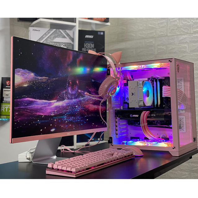 Bộ máy tính lẻ main B460 chạy socket LGA 1200 cpu i5 11400F bao bền và ổn định cho ae trải nghiệm