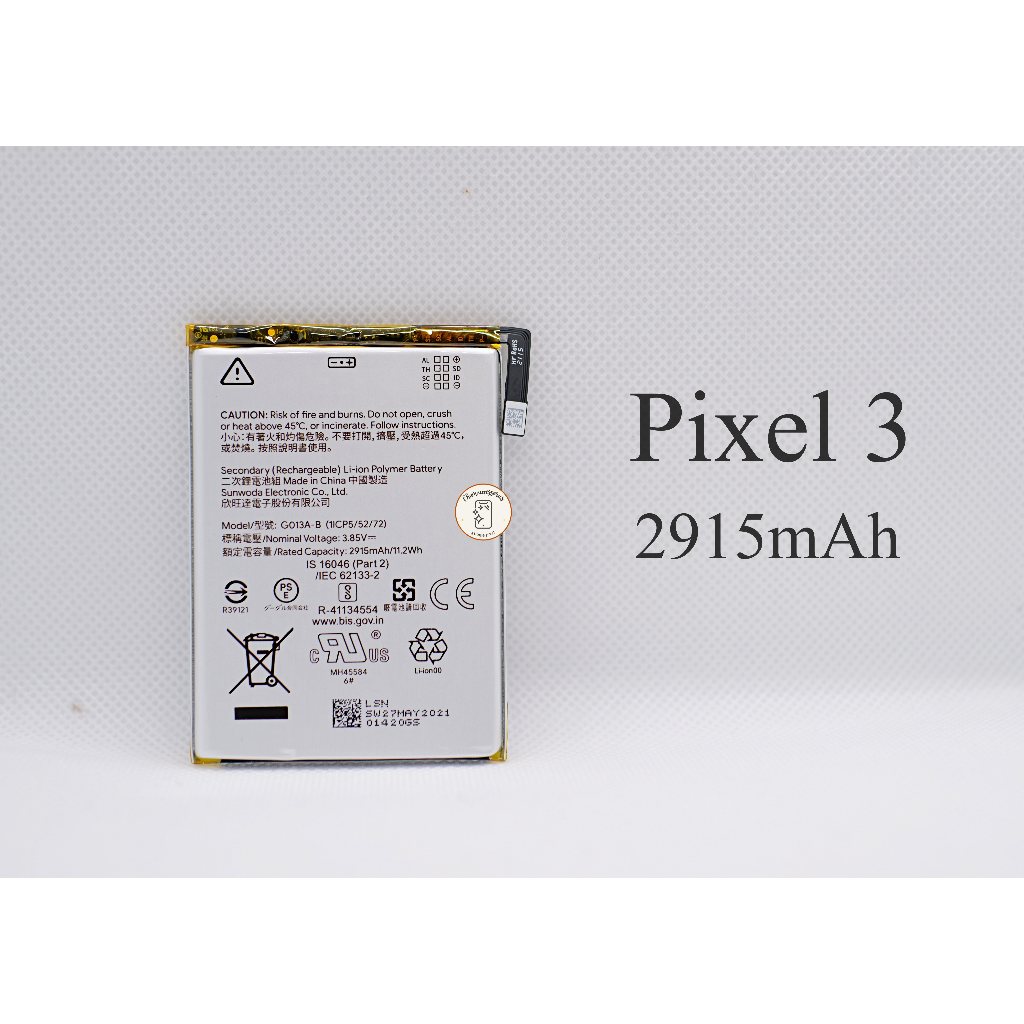 Thay pin Google GG Pixel 3 _ Pixel 3XL , Pin mới Google Pixel 3 , 3 XL kèm keo dán lưng