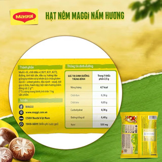 Hạt Nêm Maggi Nấm Hương Cao Cấp 800gram Thơm Ngon (DATE MỚI)