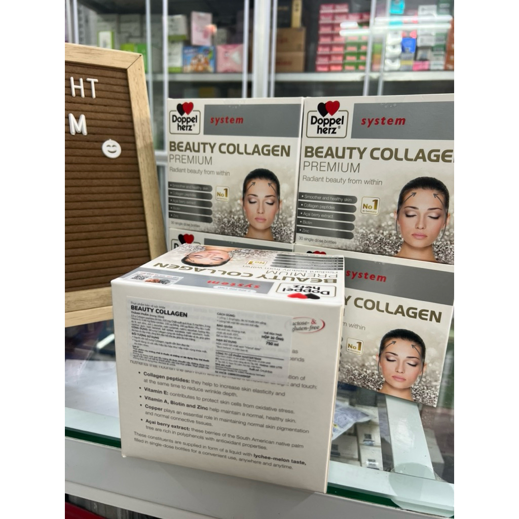 Collagen thuỷ phân chống lão hóa, đẹp da Doppelherz Beauty Collagen (Hộp 30 ống) date T8.2026 - Nhập