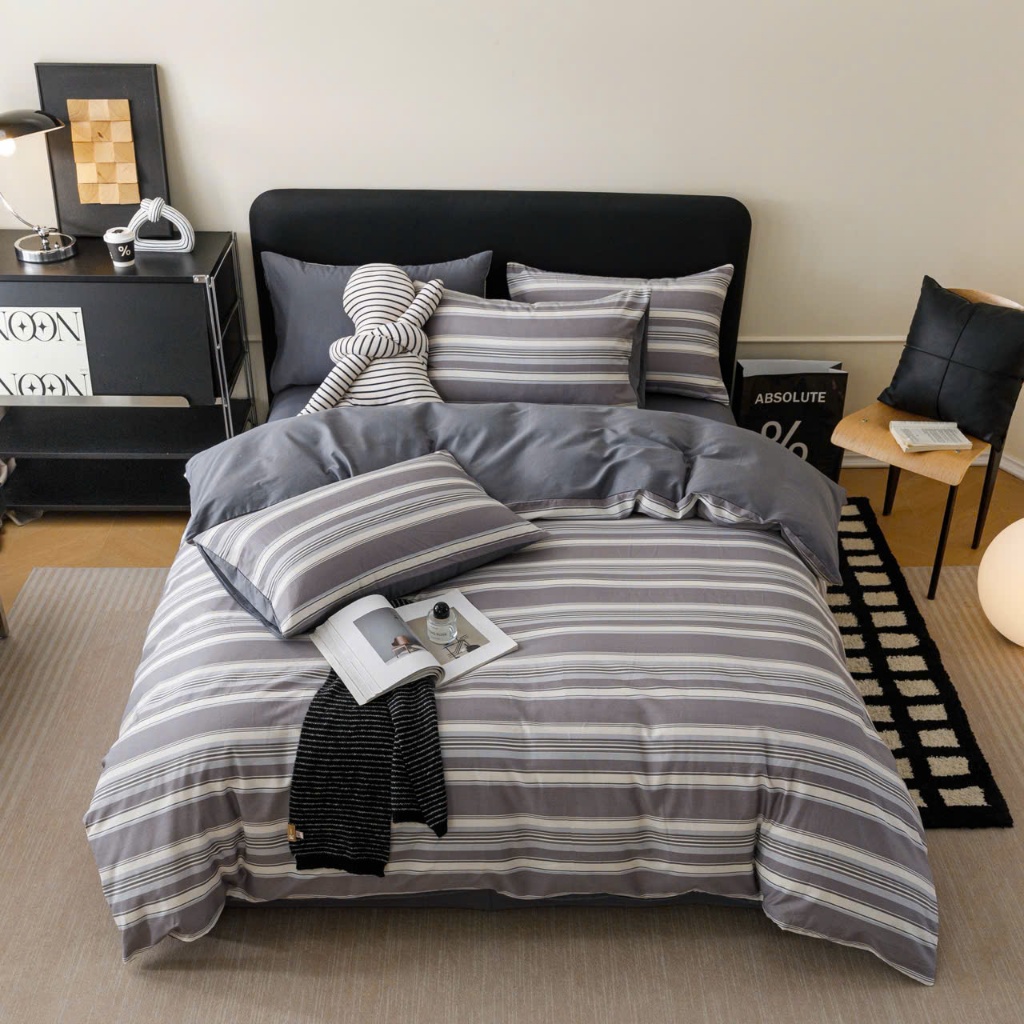 Sét Ga Gối kèm Vỏ Chăn EverDream 85 nhập khẩu, 100% cotton Living cao cấp, Nhận may theo yêu cầu