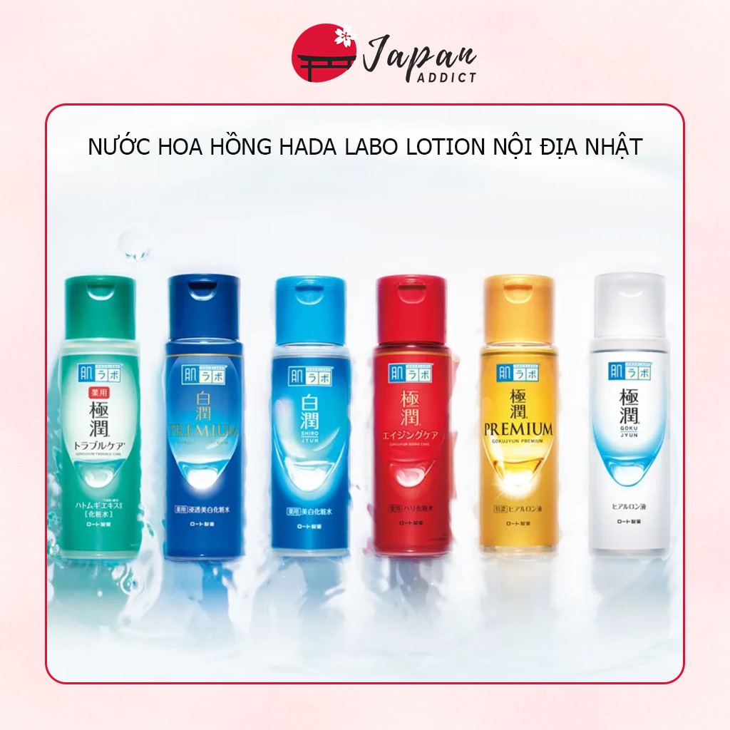 Nước hoa hồng Hada Labo 170ml nội địa Nhật