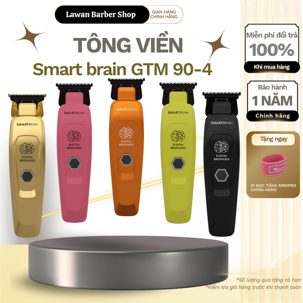 Tông Đơ Bấm Viền MRDPRO GMT 90-4-Sắc Nét Từng Đường Line, Nhỏ Gọn – Chuyên Nghiệp