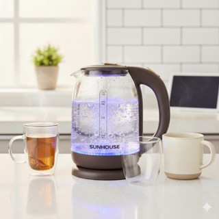  Ấm siêu tốc thủy tinh SUNHOUSE SHD1212 Hàng Khuyến Mãi Qua Sữa Ensure Nên Giá Cực Tốt 