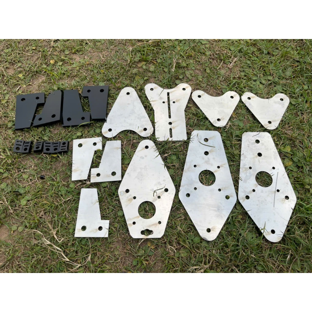 Bộ past inox dùng để lắp ráp máy CNC mini lazer