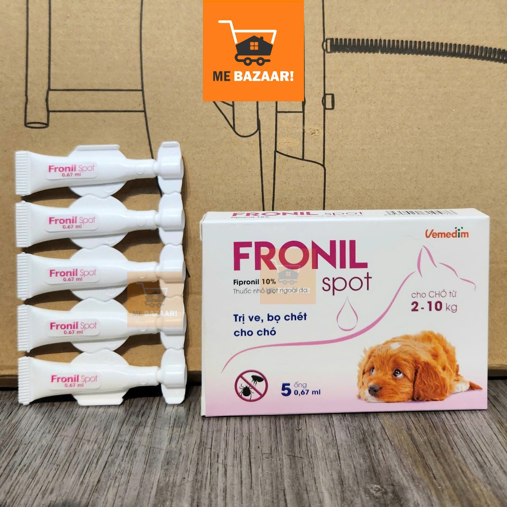 Fronil Spot - Nhỏ gáy ve rận, bọ chét cho CHÓ