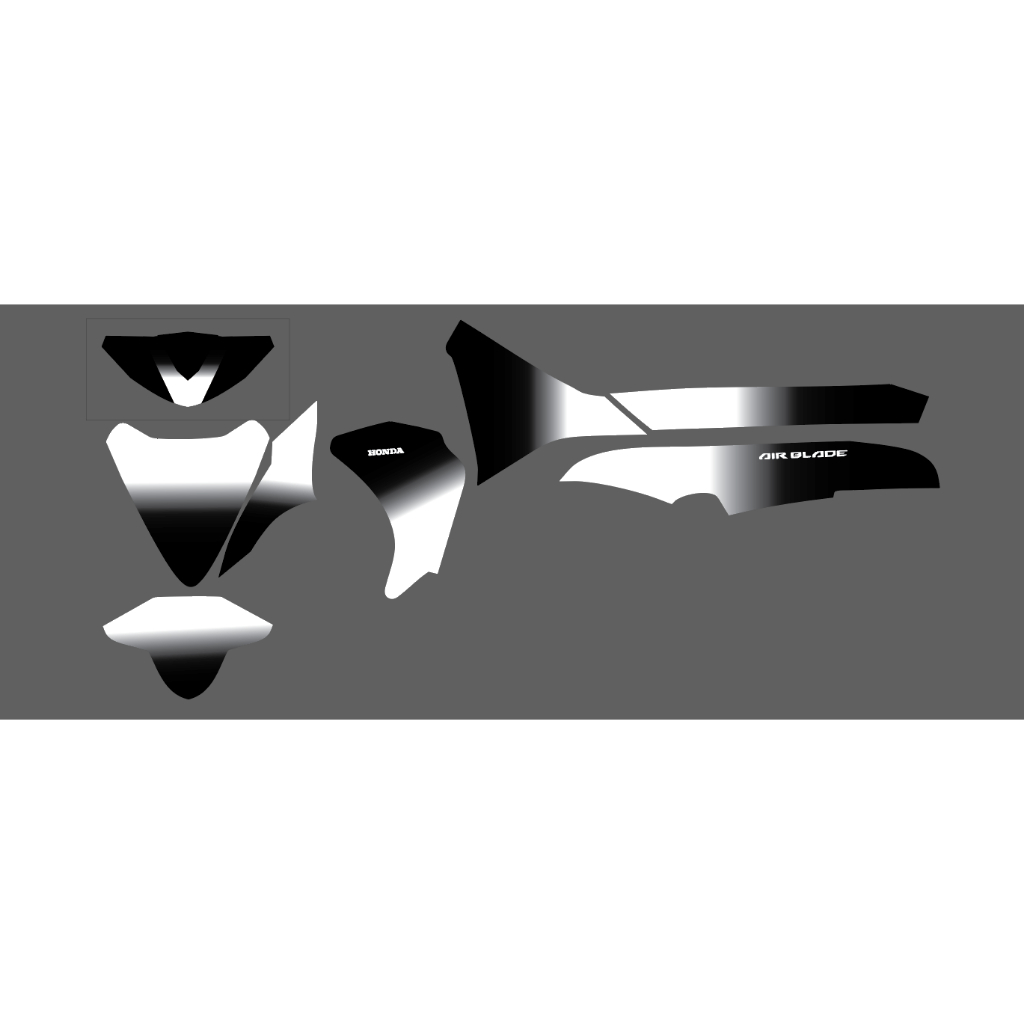 Tem trùm xe ab 2011 - 2012 trắng đen