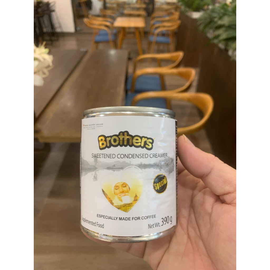 Sữa Đặc Có Đường Brothers 390g – Sweetened Condensed Milk Dùng Pha Cà Phê, Đồ Uống