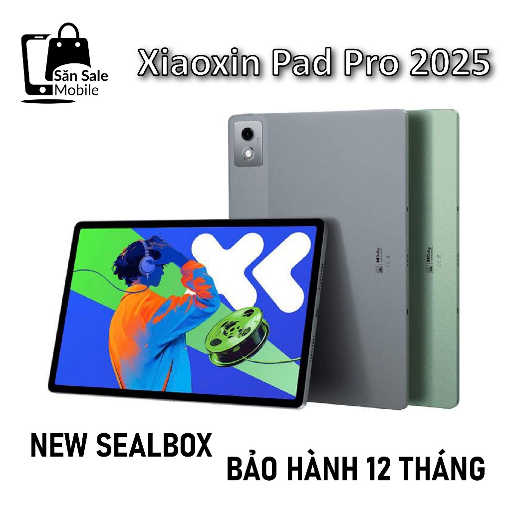 Máy tính bảng Lenovo Xiaoxin Pad Pro 12.7 New Sealbox bản nội địa chip Dimensity 8300 mới nhất 2025