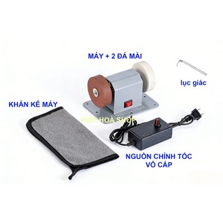 [MẪU MỚI] Máy mài 2 đá mini có che động cơ DIY đa năng - máy mài dao kéo
