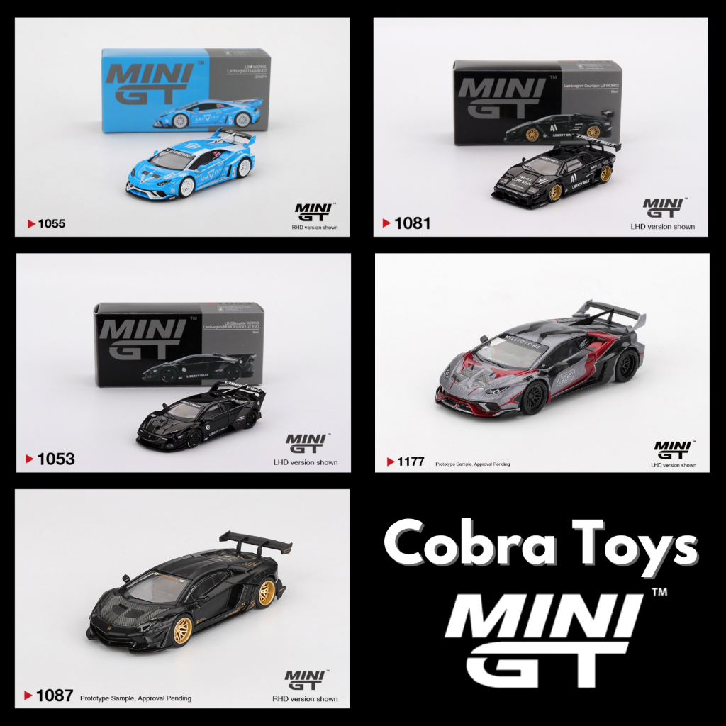 CobraToys - Xe mô hình MiniGT LBWK Lamborghini các loại - MiniGT- Xe mô hình tỉ lệ 1:64 Lamborghini 