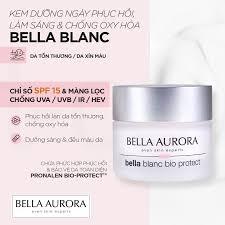 Kem Dưỡng Ngày Làm Sáng Da, Kiềm Dầu Bella Aurora Bella Blanc Bio-protect Illuminating Day Cream SPF