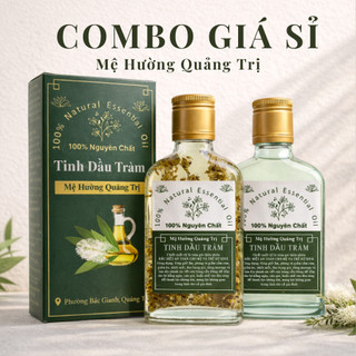   2 CHAI giá SỈ  Tinh Dầu Tràm Huế ngâm hoa nén Mệ Hường,Dầu Giữ Ấm Cho Bé Xua Muỗi An Lành Cho Trẻ Sơ Sinh 100ml 