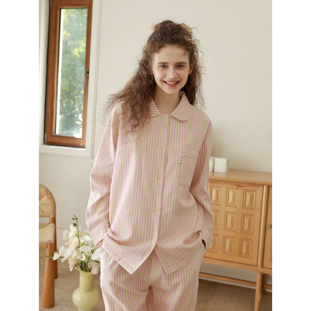 After Bath - Bộ Pyjama Cotton Candy Stripe - PJ238