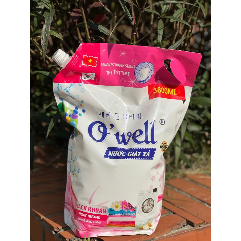 Nước giặt xả Owell Hương Sảng Khoái- Nước giặt siêu sạch, thơm lâu