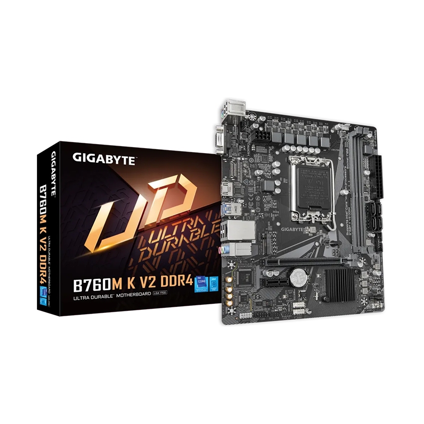 Mainboard Gigabyte B760M K V2 DDR4 ( AMD B760, Socket LGA 1700, Micro ATX, 2 x DDR4)