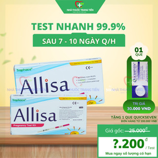  5 Que thử thai Allisa Traphaco đạt chuẩn xuất Châu Âu chính xác Mọi Thời Điểm Trong Ngày 