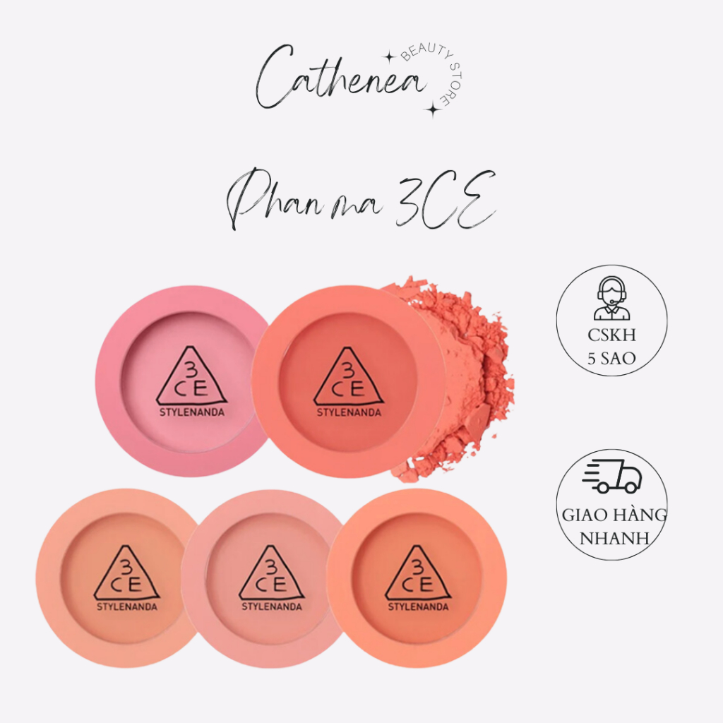 Phấn Má Hồng 3CE MOOD RECIPE FACE BLUSH Phấn Má 3CE - Cathenea.Cosmetics