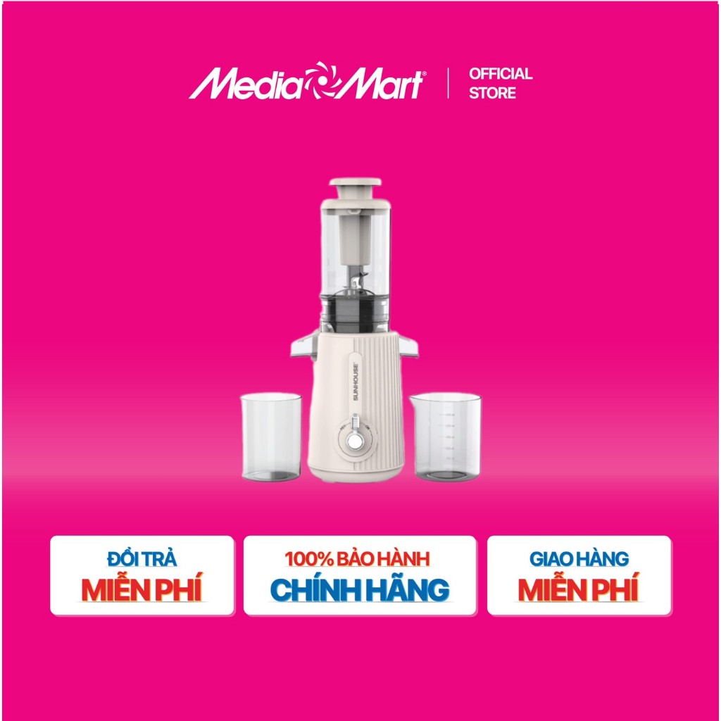 [MEDIAMART] - Máy ép chậm Sunhouse SHD5516 - FREESHIP,Bảohànhchínhhãng