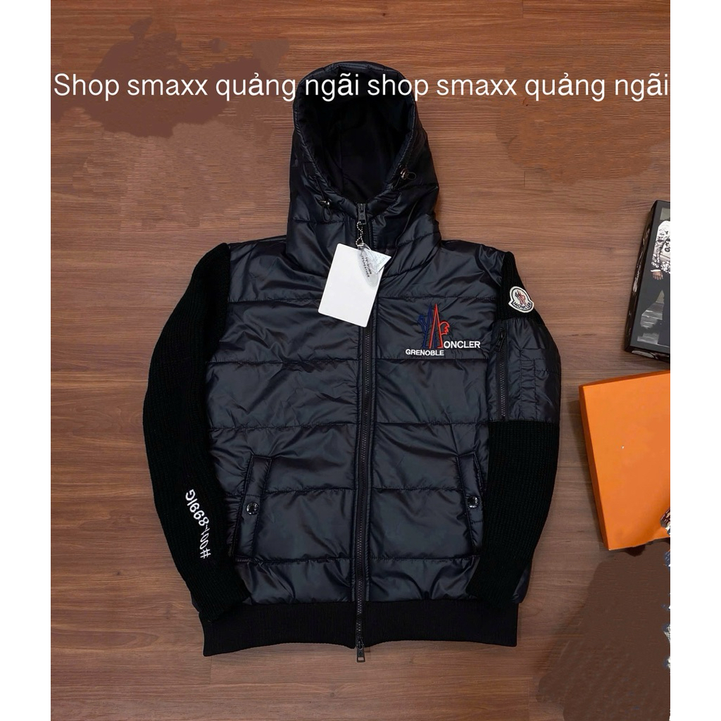 Áo Khoác Phao Moncler Tay Len Quảng Châu Loại 1