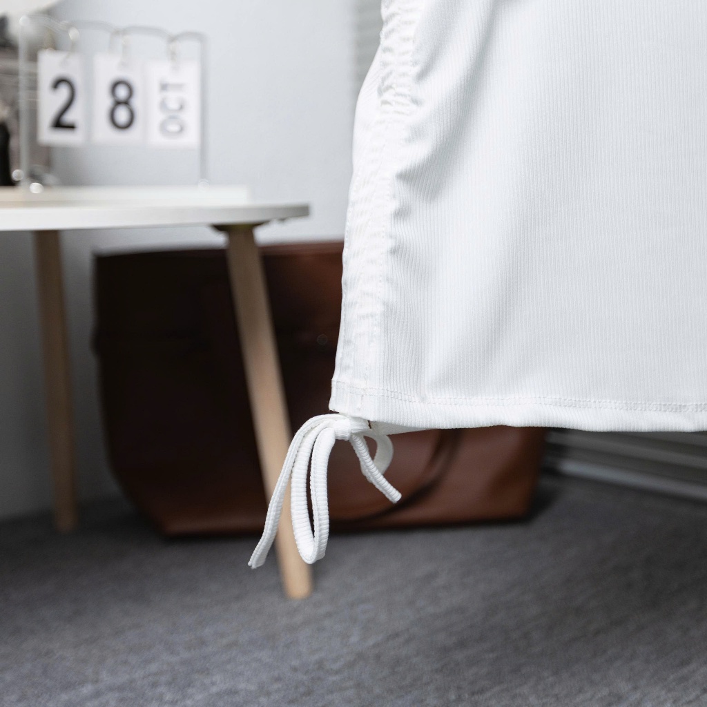 [CÓ SIZE] Áo Trễ Vai Croptop RANSHI Phối Dây Rút Eo Ôm Body Cho Nữ Chất Tăm Thái Bền Mát Áo Lệch Vai MA173 | BigBuy360 - bigbuy360.vn