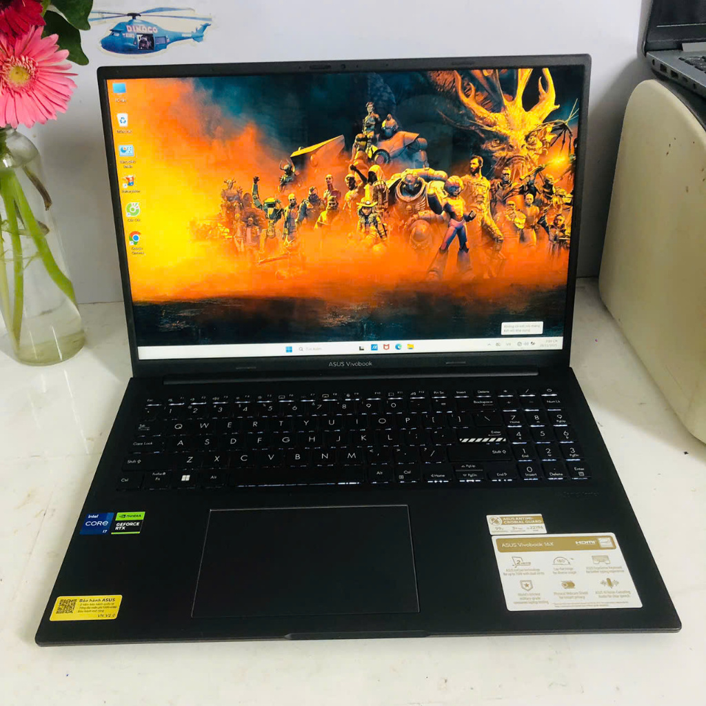 Máy Laptop ASUS Vivobook 16X K3605VC-RP491W Core i7-13620H, 16GB RAM, 512GB SSD, VGA RTX 3050 4GB, 1
