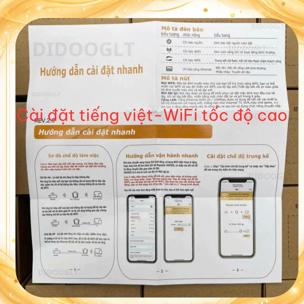 Bộ Kích Sóng Wifi 6 Râu Tốc Độ Cao 1800 Mbps - Kích Wifi Truyền Sóng Nhanh Ổn Định Xuyên Tường | BigBuy360 - bigbuy360.vn