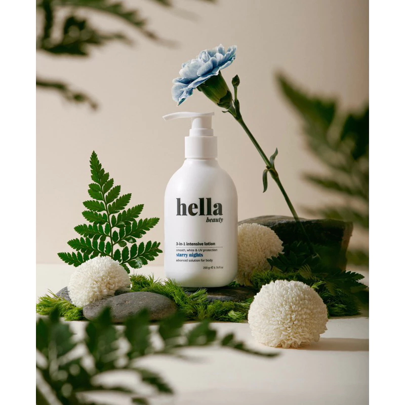 Kem body dưỡng trắng da nâng tone Hella beauty