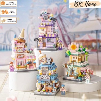 Bộ đồ chơi lắp ráp Mô hình Cửa hàng Mini LOZ 8813-8870