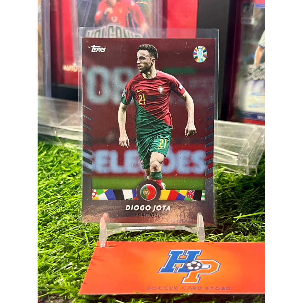 Thẻ bóng đá Diogo Jota Topps Jose Mourinho Eur0 2024