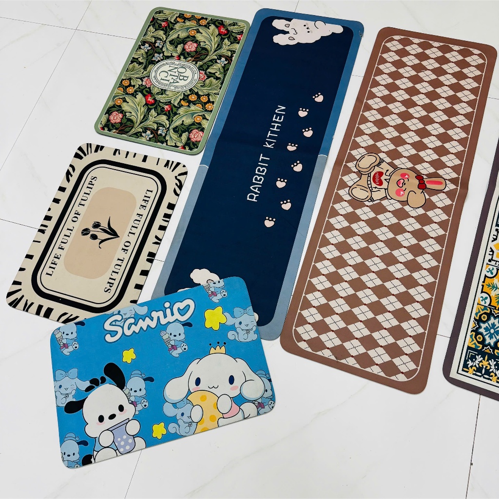 Thảm silicon lẻ ngỗng nhiên 40x60 và 40x120