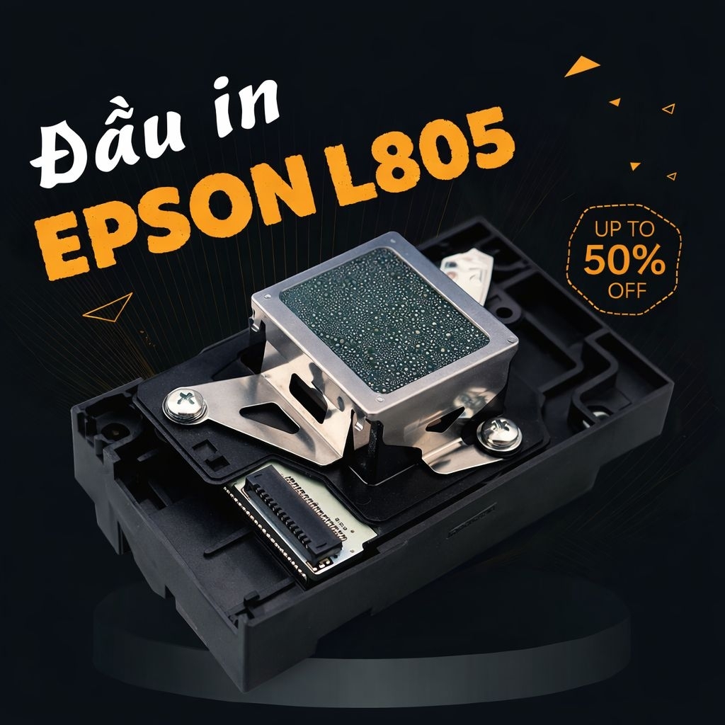 (Siêu rẻ) Đầu in phun epson l805, l800