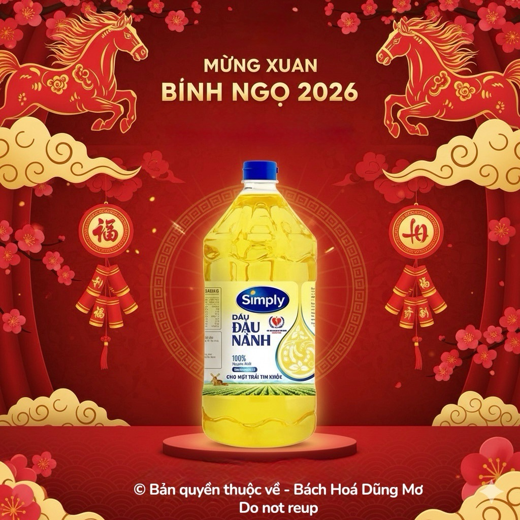 Dầu Đậu Nành Simply 2L
