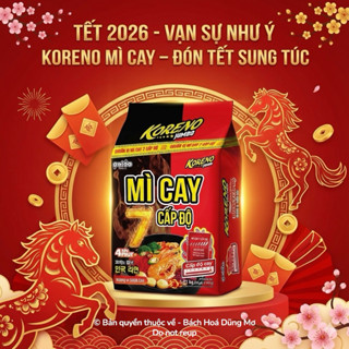 Combo 5-10 Gói Mì Koreno Jumbo Mì Cay 7 Cấp Độ / Thách Thức Vị Giác, Kích Thích Đam Mê 101G