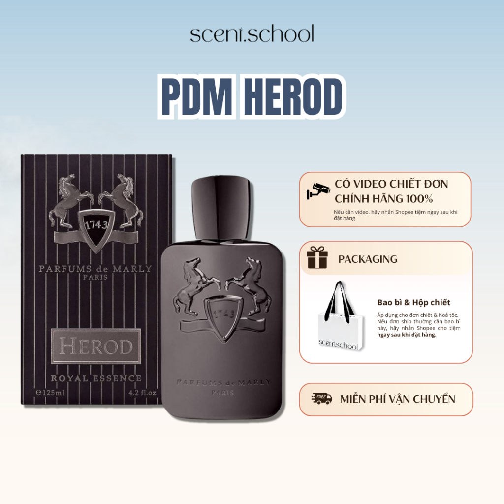 5/10/20/30ml | PDM Herod | Nước Hoa Nam | Scent.school Perfume