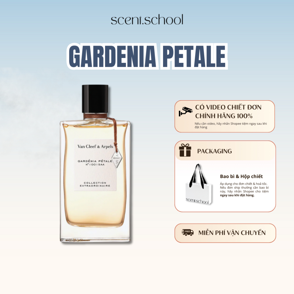 5/10ml | Gardenia Petale | Nước Hoa nữ | Scent.school Perfume