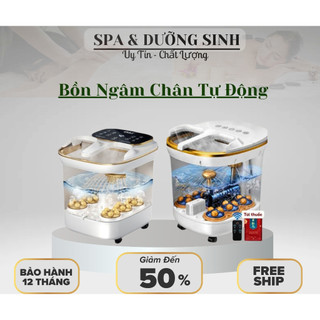    Có Remote   Bồn Ngâm Chân Tiếng Việt | Máy ngâm chân Tự Động Massage Chân Chăm Sóc Sức Khỏe BH 12 tháng 